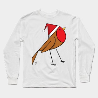 It's the geometric robin Long Sleeve T-Shirt